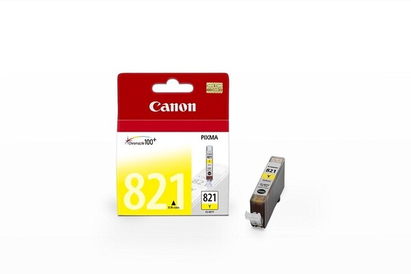 Canon CLI-821 Y 原廠黃色墨水匣